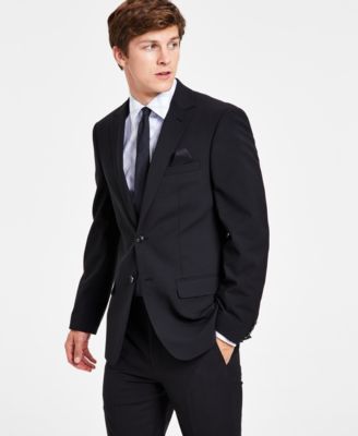 Bar III - Men's Skinny Fit Wrinkle-Resistant Wool-Blend Suit Separate Jacket