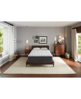 Beautyrest - BRS900 12.25" Plush Mattress Set- Full