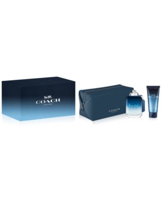 COACH - Men's 3-Pc. COACH Blue Gift Set