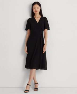 Lauren Ralph Lauren - Women's Belted Georgette Dress