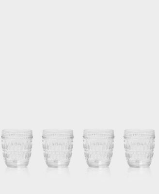 Euro Ceramica - Fez Double Old Fashion Glasses, Set of 4