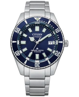 Citizen - Men's Automatic Promaster Diver Stainless Steel Bracelet Watch 41mm