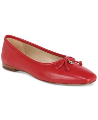 Sam Edelman - Women's Square-Toe Bow Ballet Flats