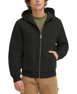 Levi's - Men's Workwear Hoodie Bomber Jacket with Quilted Lining