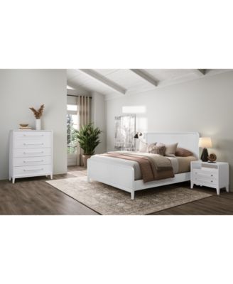 Furniture - Assemblage 3pc Bedroom Set (Queen Bed, Chest, & Open Nighstand)