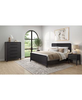 Furniture - Assemblage 3pc Bedroom Set (Queen Bed, Chest, & Nighstand)