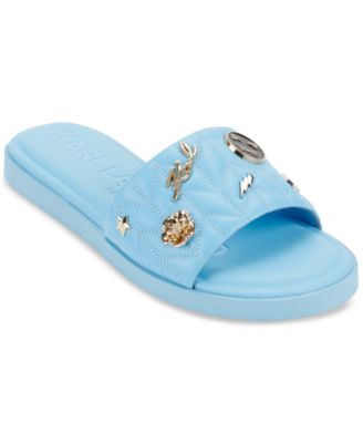 KARL LAGERFELD PARIS - Carenza Flat Slide Sandals