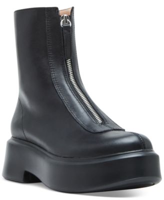 Steve Madden - Women's Jones Zipper Combat Booties