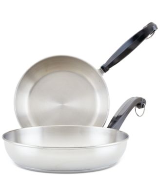 Farberware - Classic Series Stainless Steel Frying Pan Set, 8.25-Inch and 10-Inch