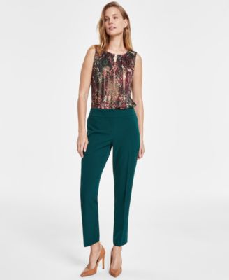 Kasper - Slim Straight-Leg Trousers