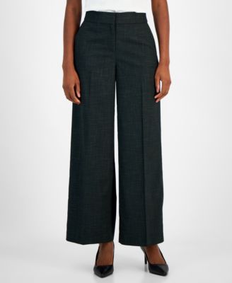 Tahari ASL - Women's Mid-Rise Wide-Leg Pants