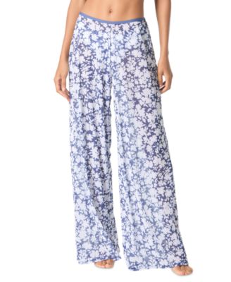 Michael Kors - Women's Floral Print Cover-Up Pants