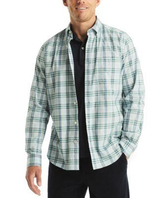 Nautica - Men's Classic-Fit Plaid Button-Down Shirt