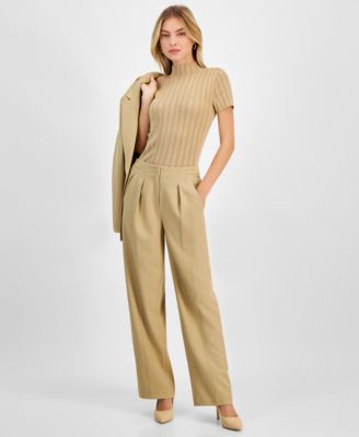 Bar III - Women's Pleated Pants, Exclusively at Macy's