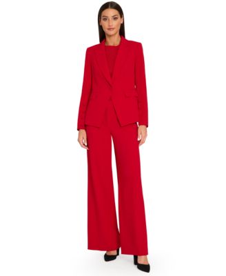 Tahari ASL - Women's Single-Button Peak-Lapel Blazer