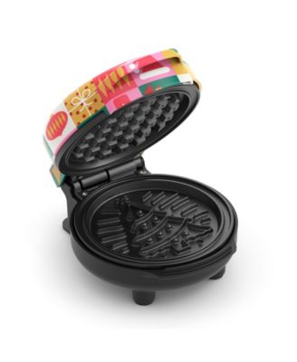 Bella - Mini Red Knit Waffle Maker