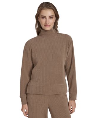 Marc New York - Women's Chenille Ribbed Turtleneck Sweater