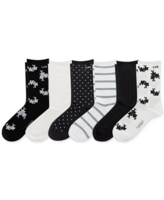 Lauren Ralph Lauren - Women's 6-Pk. Spring Floral Trouser Socks