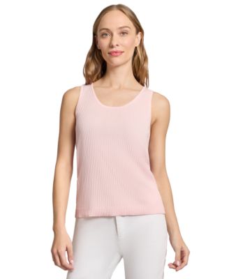 Jones New York - Women's Sutton Ribbed Scoop-Neck Tank Top