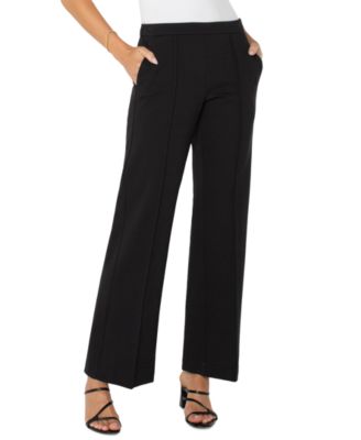 Liverpool Los Angeles - Petite Pull-On Wide-Leg Pants