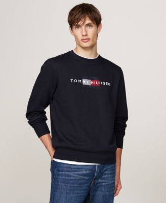 Tommy Hilfiger - Men's Embroidered Logo Crewneck Sweatshirt