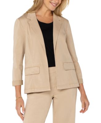 Liverpool Los Angeles - Petite Fitted Open-Front Blazer