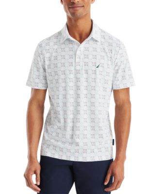 Nautica - Men's Classic-Fit Printed Golf Polo Shirt