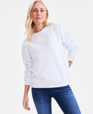 Style & Co - Women's Long-Sleeve Crewneck Sweatshirt