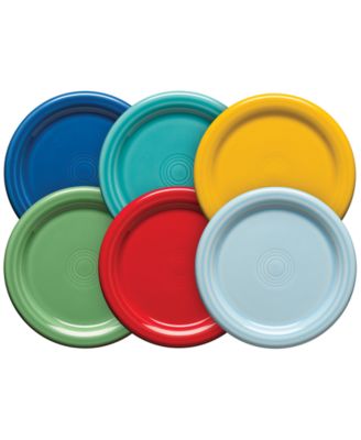 Fiesta - Mixed Color 6-Piece Coaster And Mug Cover Set