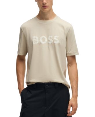 Hugo Boss - Men's Logo Print Slim-Fit Shirt