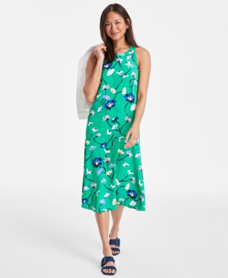 On 34th - Women's Printed Sleeveless Midi Dress