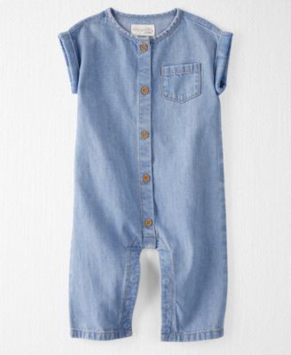 Carter's - Baby Boys Cotton Chambray Jumpsuit