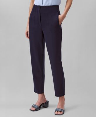 Calvin Klein - Women's Ponte Cropped Straight-Leg Pants