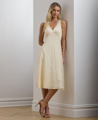 Lauren Ralph Lauren - Women's Floral Jacquard Sleeveless Dress