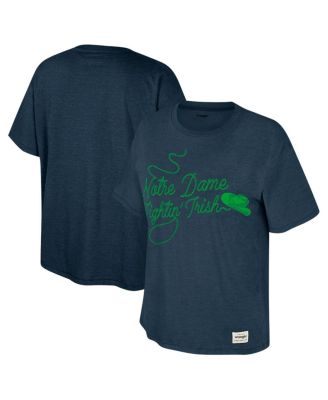 Colosseum - Women's Navy Notre Dame Fighting Irish Lasso Oversized T-Shirt