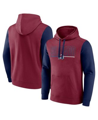 Logo Athletic - Men's Burgundy Colorado Avalanche Deliver Fleece Pullover Hoodie