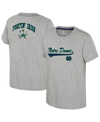 Colosseum - Big Boys and Girls&nbsp; Heather Gray Notre Dame Fighting Irish Airball Baseball T-Shirt