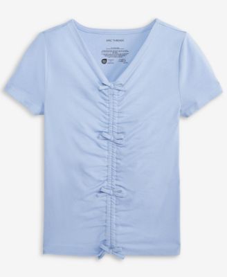 Epic Threads - Little & Big Girls Solid Bow Top