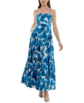 Taylor - Women's Printed Tiered Maxi Dress