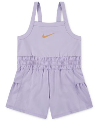Nike - Little Girls Sunny Swoosh Runsie Romper