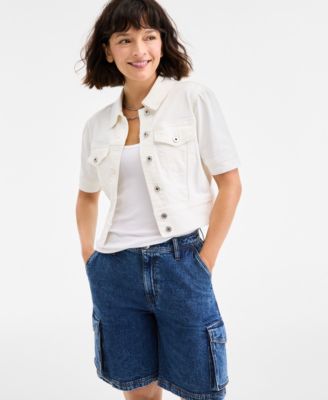 On 34th - Women's Elbow-Sleeve Denim Jacket