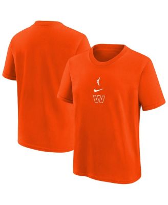 Nike - Big Boys and Girls Brilliant Orange WNBA Essential Logo T-Shirt