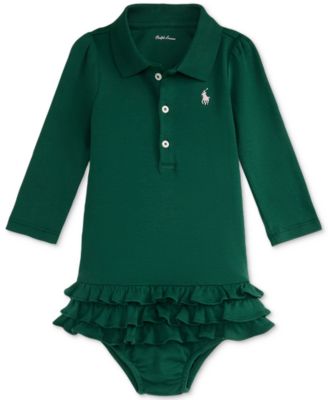 Polo Ralph Lauren - Baby Girls Ruffled Polo Dress