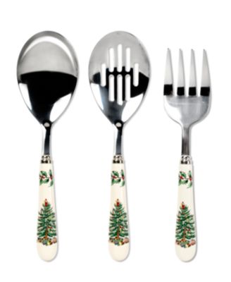 Spode - Flatware, Christmas Tree 3 Piece Serving Set