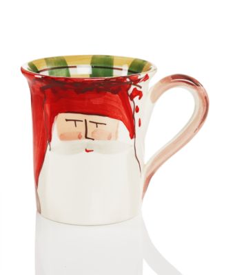 VIETRI - Old St. Nick Red Hat Mug