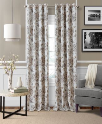 Elrene - Sorrento Floral-Print 52" x 95" Window Panel