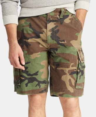 Polo Ralph Lauren - Men's Big & Tall Relaxed Fit Camouflage Cotton Cargo Shorts