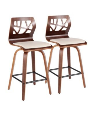 Lumisource - Folia Counter Stool, Quick Ship (Set of 2)