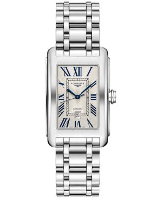 Longines - Women's Swiss Automatic DolceVita Stainless Steel Bracelet Watch 27.7x43.8mm