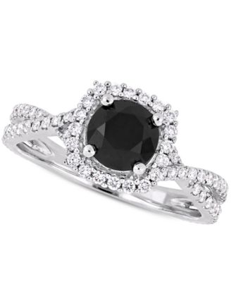 Macy's - Diamond Halo Engagement Ring (1-1/2 ct. t.w.)